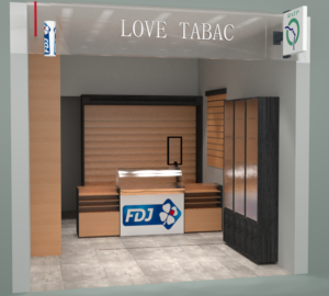 Architecture intérieur, rendu 3D